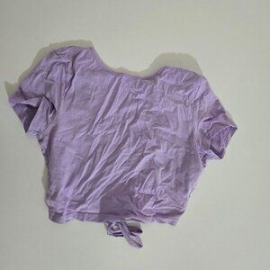 Lilac crop top